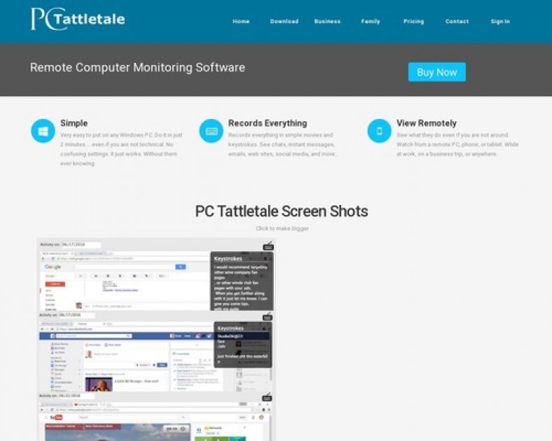 PC Tattletale - Computer and Internet Monitoring Software For Parents And Employees