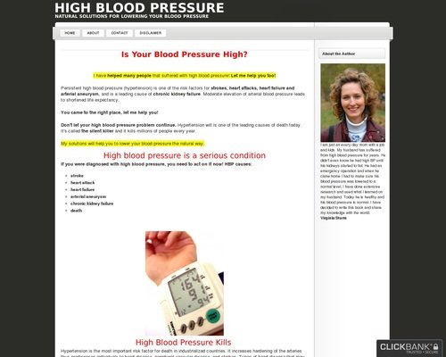 High Blood Pressure – Natural Solutions For Lowering Your Blood Pressure