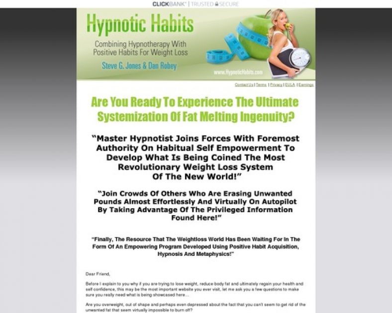 Hypnotic Habits :: Dr. Steve G. Jones, Ed.D. And Dan Robey