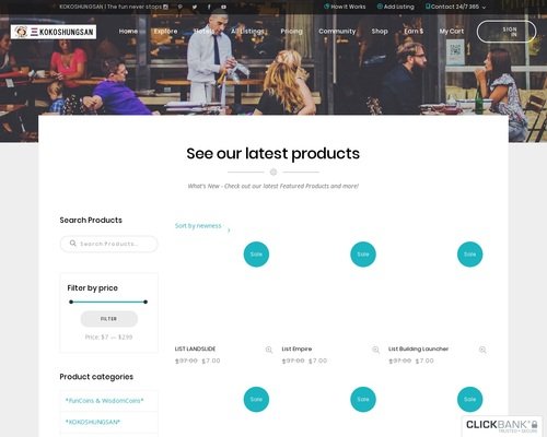E-business & E-marketing | KOKOSHUNGSAN Pays You To Have Fun