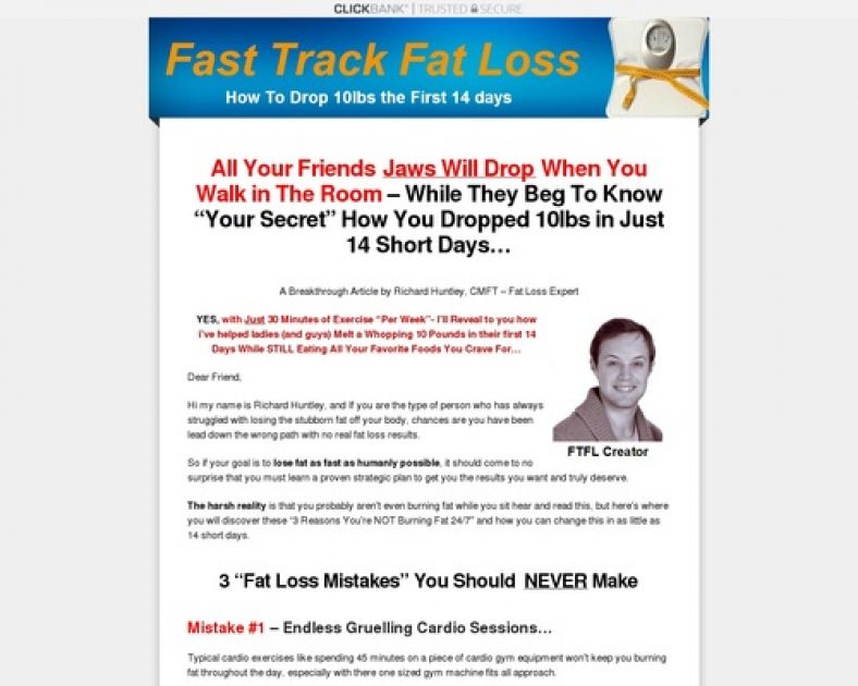 Fast Track Fat Loss | How To Drop 10 lbs In 14 Days
