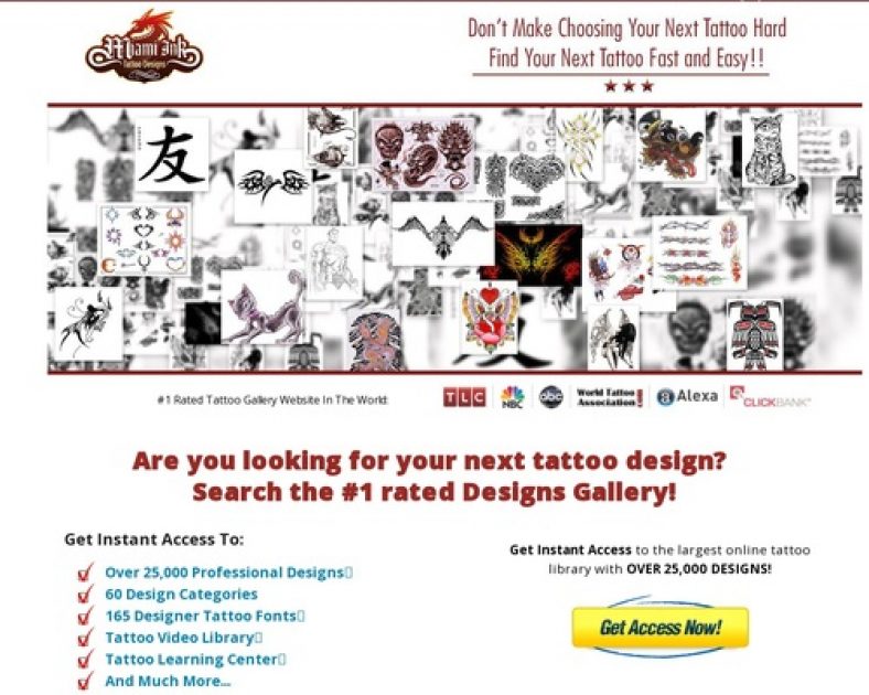 Miami Ink Tattoo Designs = New Responsive Website, Designs, & Features