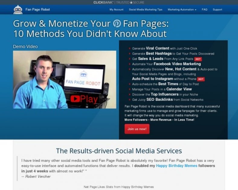 Fan Page Robot | 10-in-1 Marketing Software Autoposter to Increase Social Media Followers