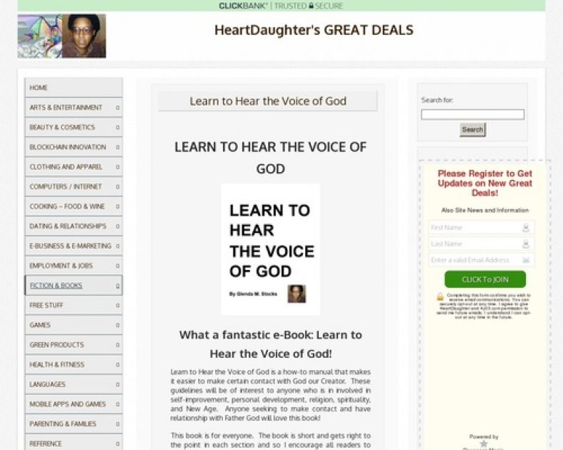 Learn to Hear the Voice of God - HeartDaughter's GREAT DEALS