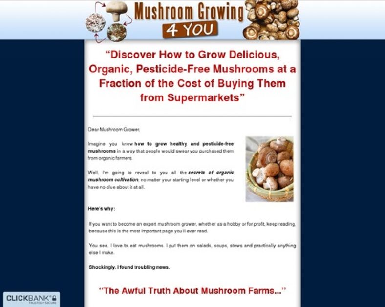 Mushroom Growing 4 You - Step-By-Step How To Grow your Very Own Mushrooms at Home