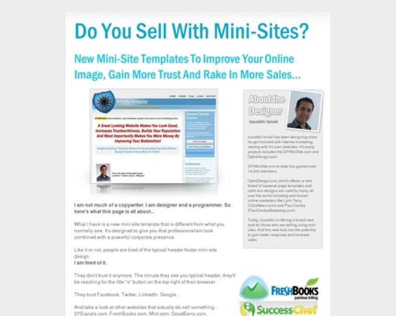 Sales Page Templates, Landing Page Templates, Squeeze Page Templates