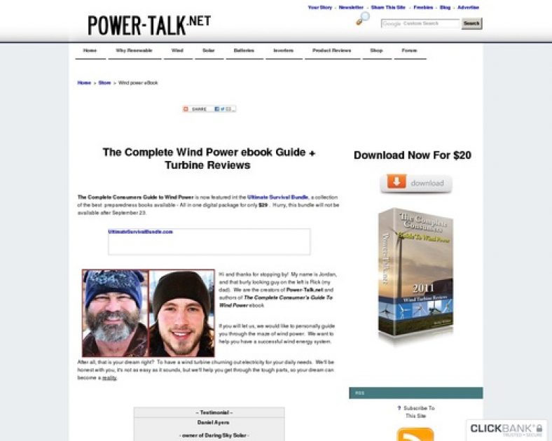 Wind Power ebook : The Complete Consumers Guide