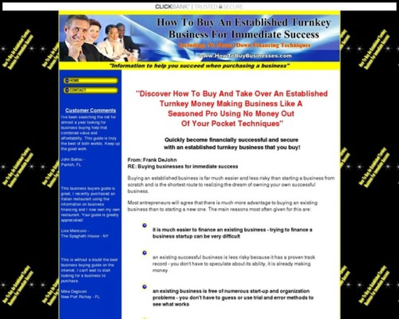 How To Buy Businesses - No Money Down Business Financing