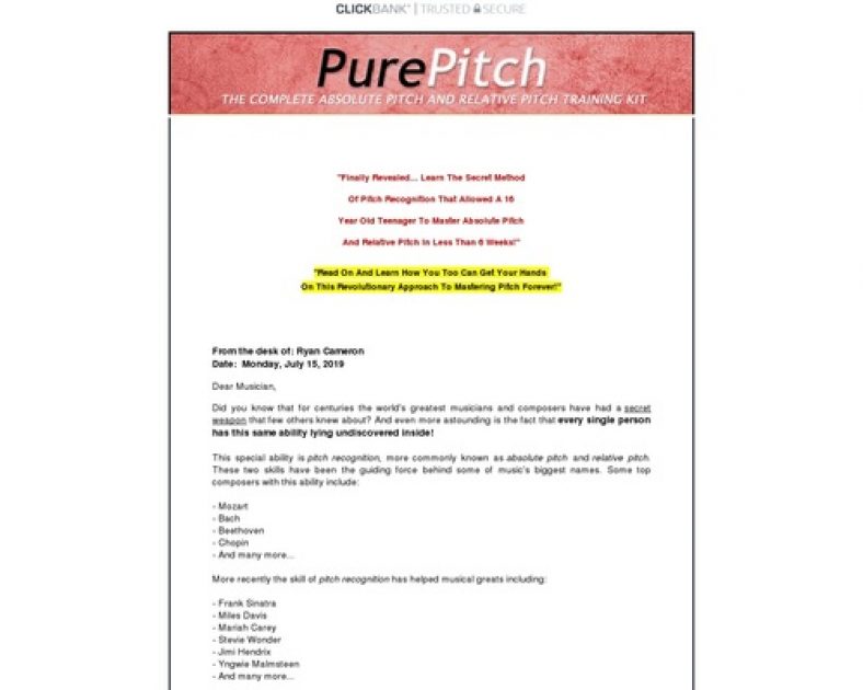Pure Pitch Method – Master Absolute Pitch & Relative Pitch