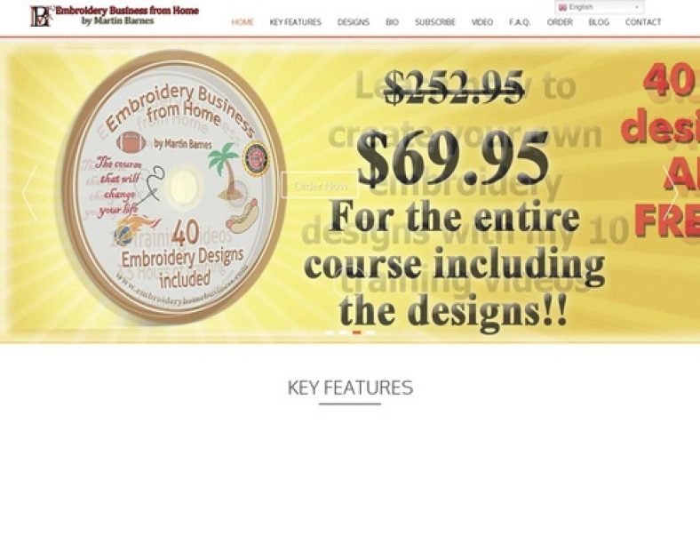 Embroidery Business from Home - Business Model and Digitizing Training Course