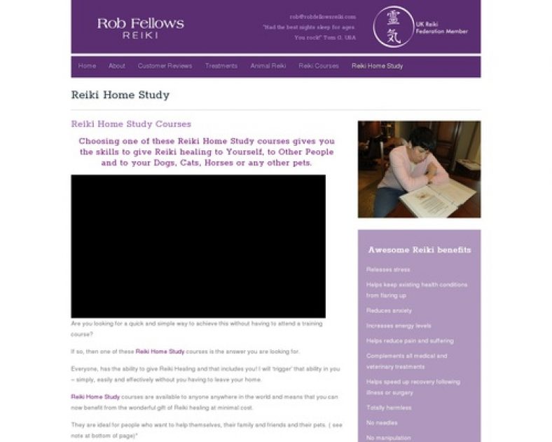 Reiki Home Study – Rob Fellows Reiki