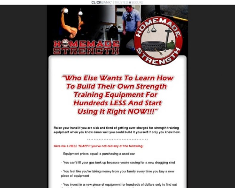 Homemade Strength | Homemade Equipment | Build Your Own Training Equipment | Make Your Own Strength Training Equipment for Less Money