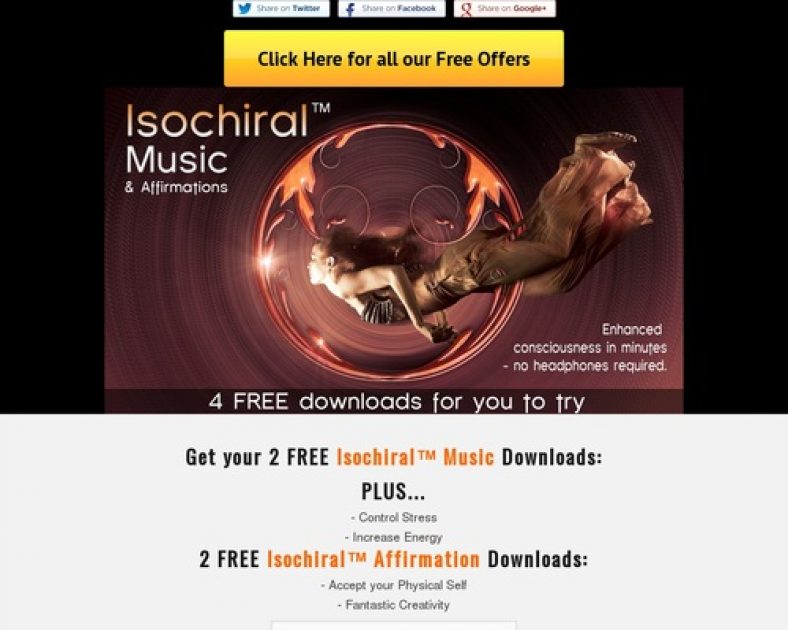 4 isochiral music and affirmations free downloads - control stress, increase energy, accept your physical self and fantastic creativity — Personal Development Life