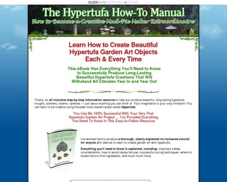 The Hypertufa How-to Manual