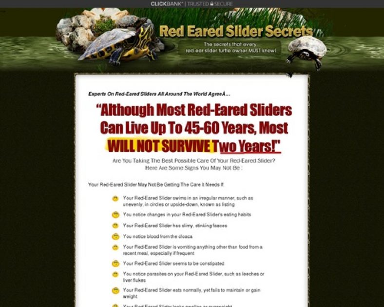 Red Eared Slider Secrets - The Red Eared Slider Secret Manual
