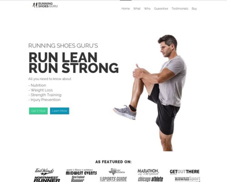 Run Lean Run Strong - By Running Shoes Guru