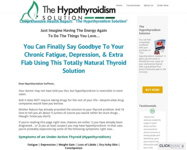 Homepage - The Hypothyroidism Solution