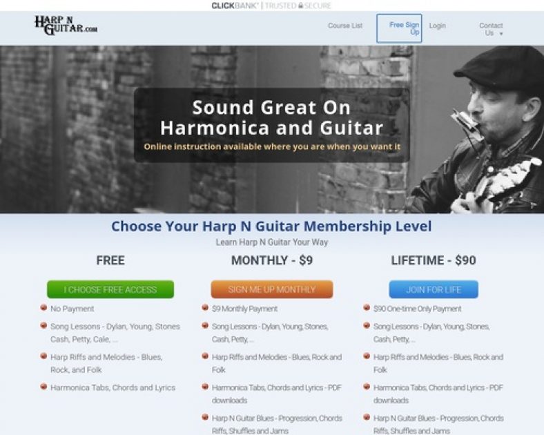 Harpnguitar.com - Harmonica And Guitar Lessons