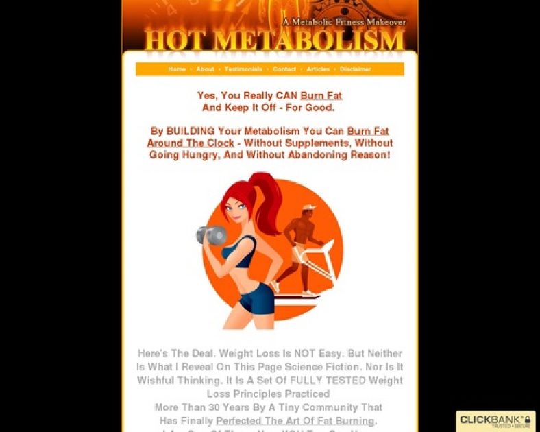 Hot Metabolism - Increase your metabolism to burn fat.