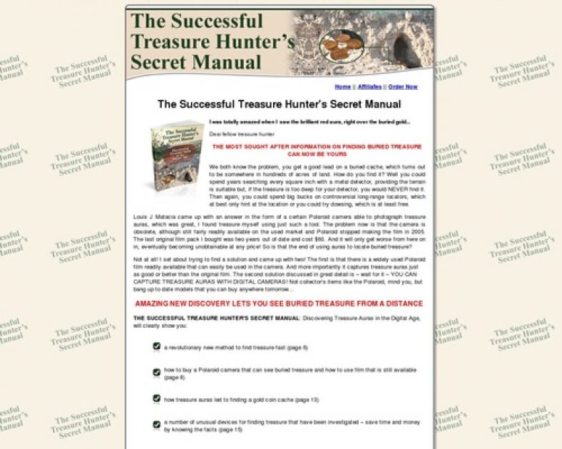 The Successful Treasure Hunter’s Secret Manual