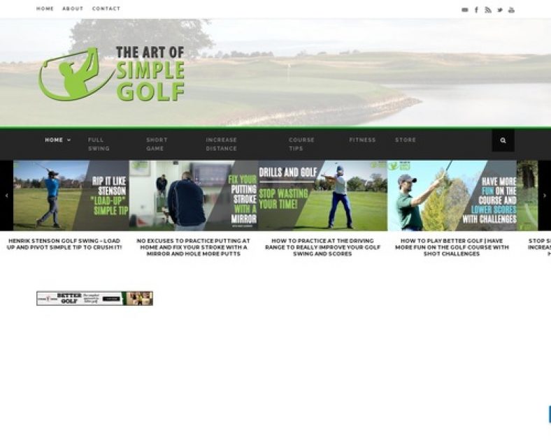 WELCOME TO THE ART OF SIMPLE GOLF - The Art of Simple Golf