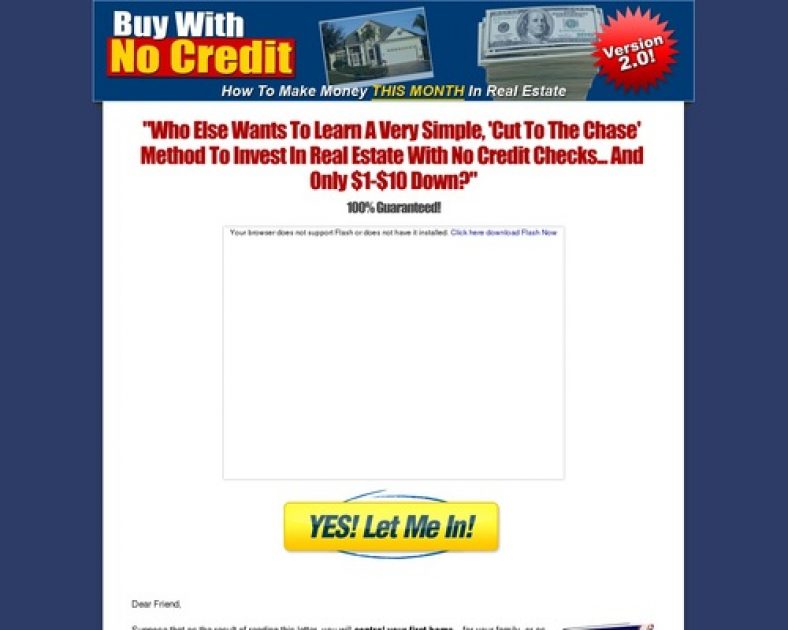 Buy With No Credit No Money Nothing Down Creative Real Estate Investing |