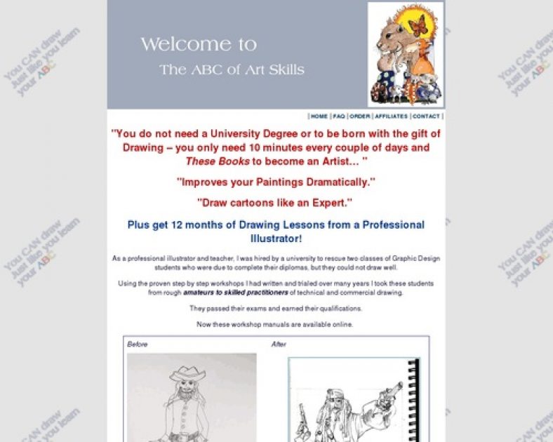 ABCyoucandraw – E-COURSE for how to draw with pencil pen ink beyond the stickman to lifelike figures faces and fun stuff
