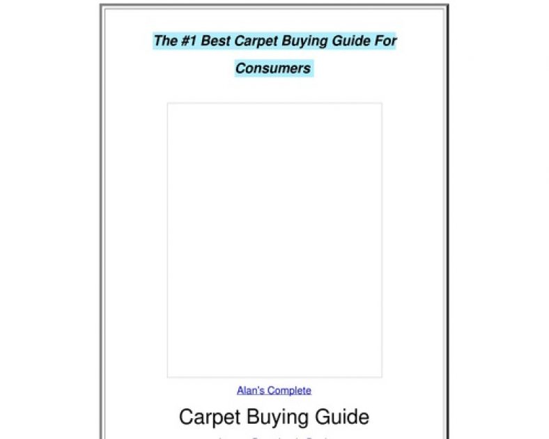 The Complete Carpet Buying Guide by Alan Fletcher