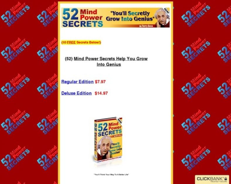 52 Mind Power Secrets.