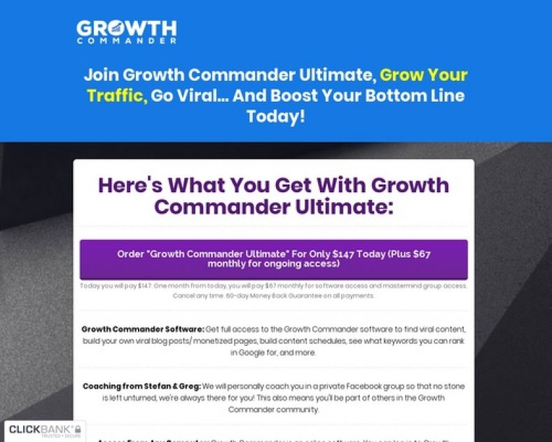 Masterclass Registration - Learn More - GrowthCommander