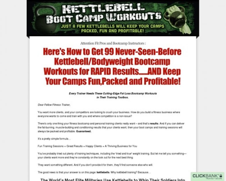 KettlebellBootCampWorkout.com |