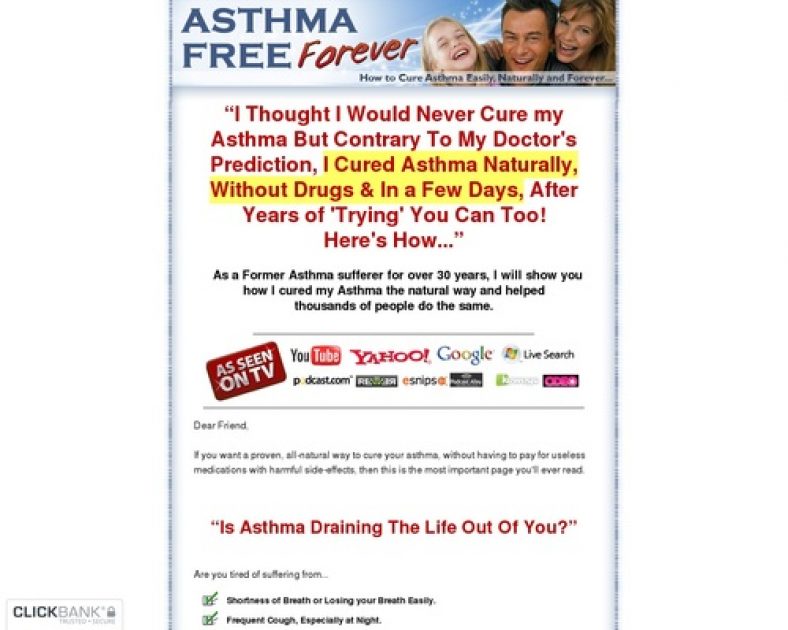 Asthma Relief Forever - How to Cure Asthma Easily, Naturally and Forever