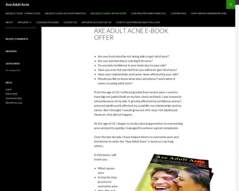 Axe Adult Acne E-book Offer (NEW) | Axe Adult Acne