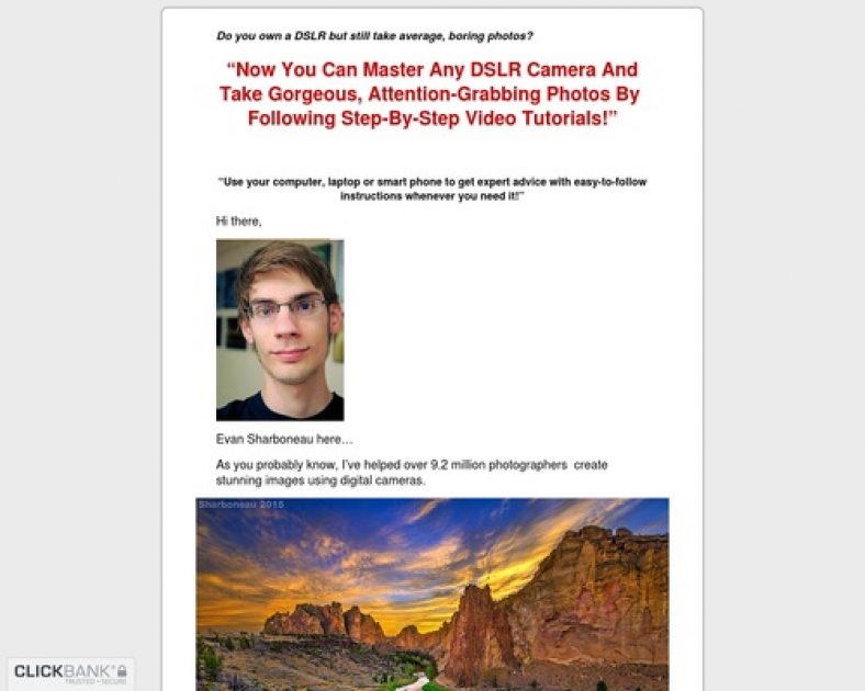 Photography Masterclass – Learn Digital Photography The Smart Way
