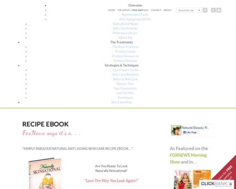 Recipe eBook | Natural Anti-Aging Skin Care