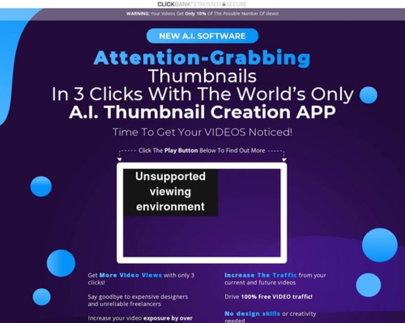 Thumbnail Blaster | The Ultimate THUMBNAIL Creation Solution – Create Attention-Grabbing Thumbnails With 3 Clicks