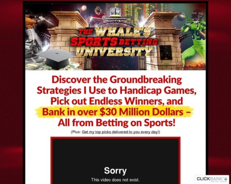 The Whale's Sports Betting University
