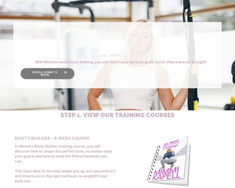 Mimmi Kapell Fitness - Helping people meet their fitness goals