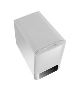 electric shredder isolated on white background