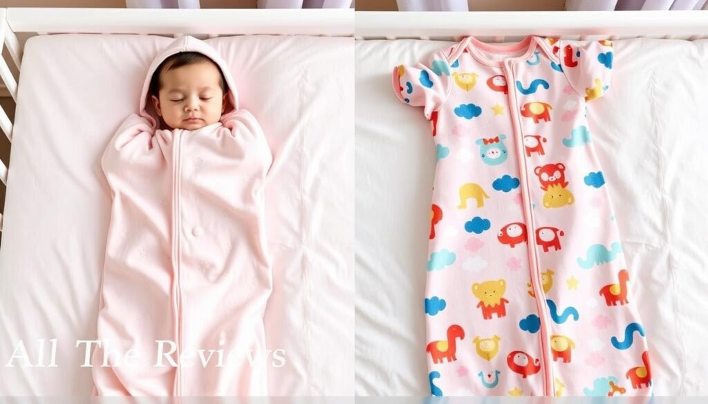 Newborn sleep sack and toddler sleep sack